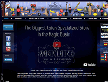 Tablet Screenshot of magiclatex.com
